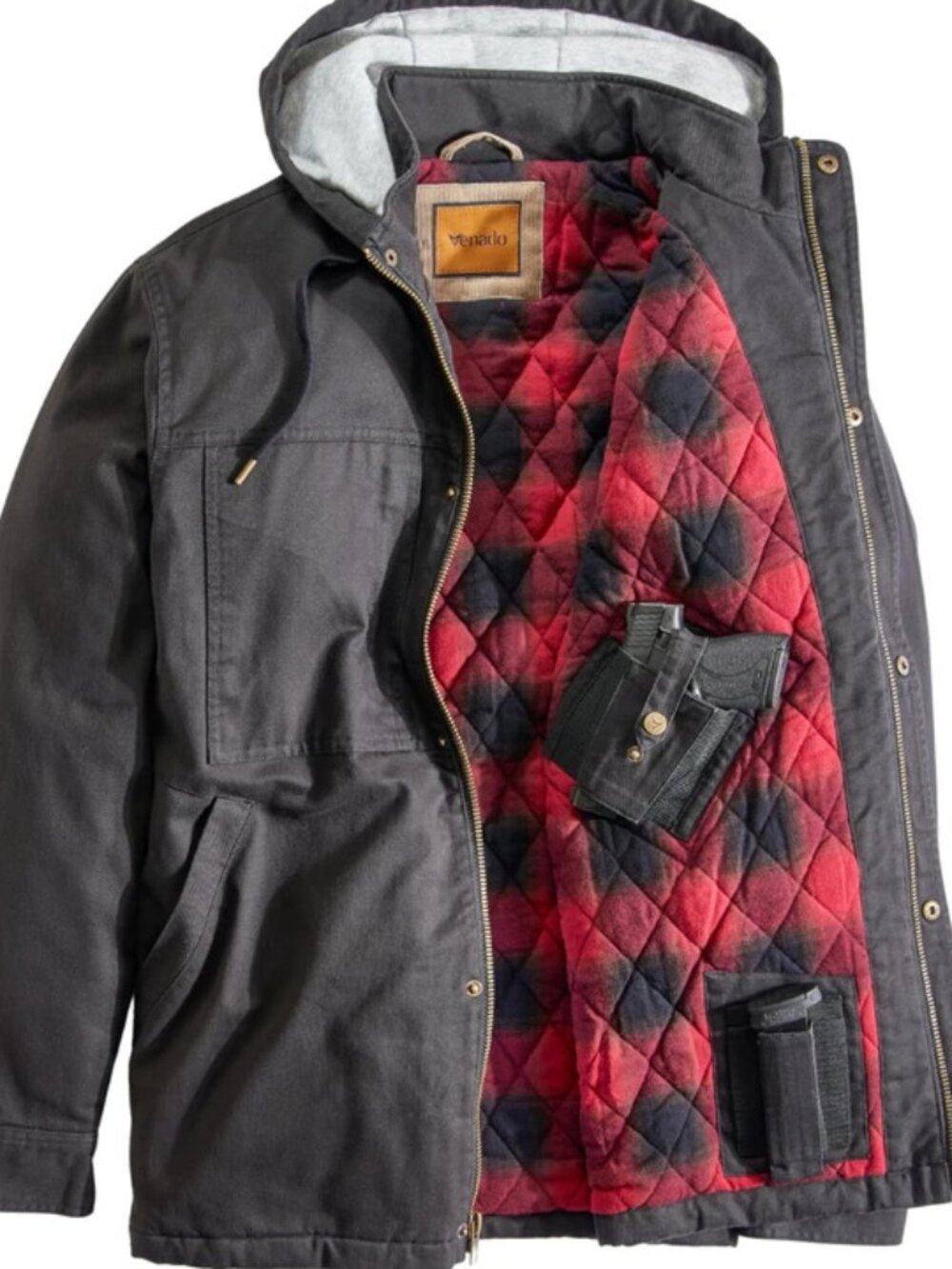 Work Horse Concealed Carry Jacket - Black | Large